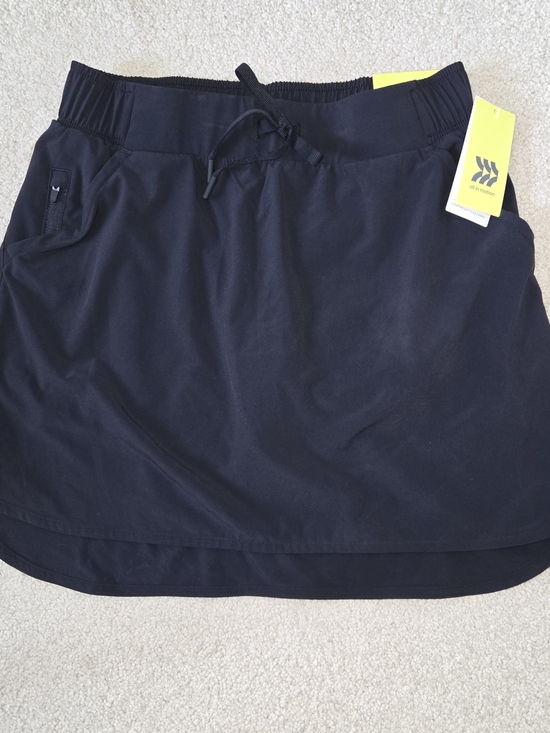 all in motion Pants - NWT Black Athletic Skort with Drawstring Womens Size Small